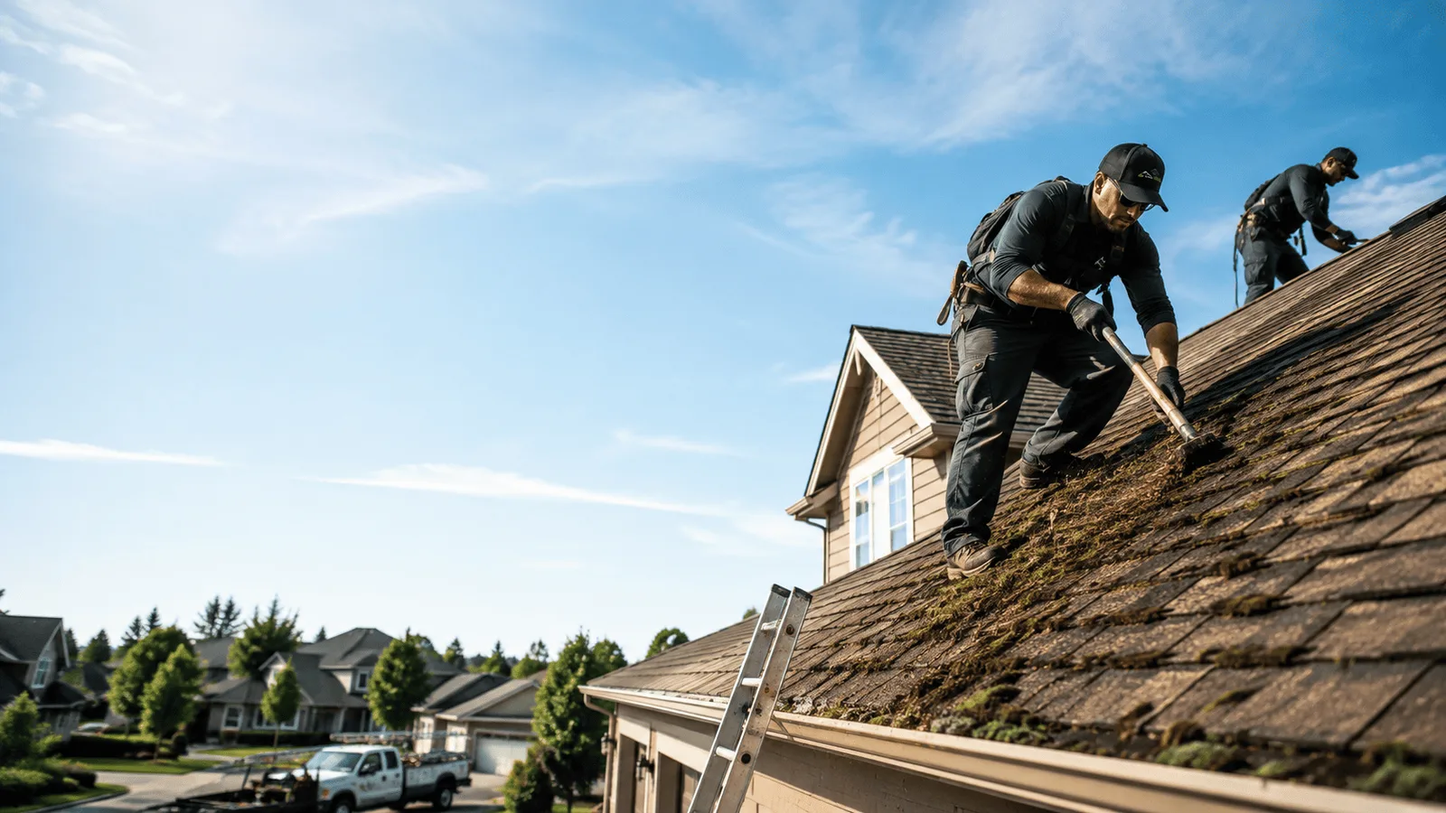 Roof Moss Removal in Spanaway, WA near me